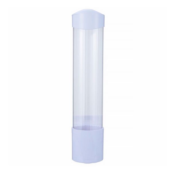 

60 cups 5-7.5cm paper cup dispenser plastic holder anti dust automatic cup holder