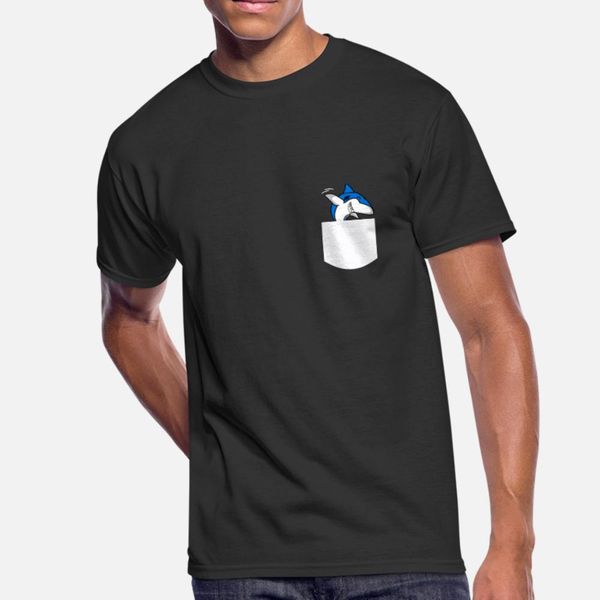 

shark white pocket predatory fish sharks gift t shirt men designs short sleeve round collar slim fitness humor spring autumn leisure