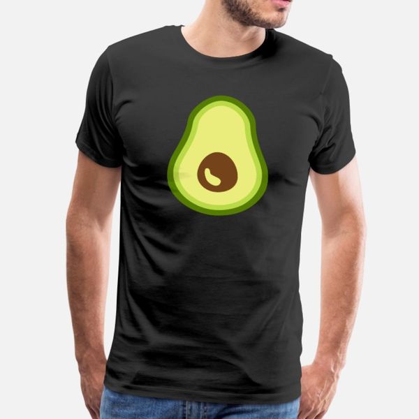 

avocado t shirt men printed short sleeve plus size 3xl novelty sunlight authentic summer style letter shirt