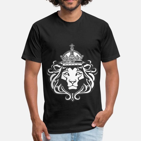 

lion king t shirt men gift cotton round neck solid color gift new fashion summer normal shirt