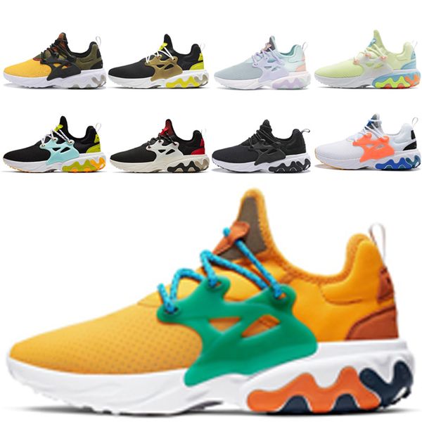 

presto react running shoes for men women breakfast black blue yellow triple black teal fint psychedelic lava beach day chaussures
