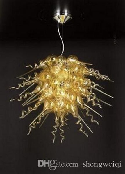 

100% Mouth Blown Borosilicate Luxury Wedding Decor Murano Glass Art Chihuly Style Modern Crystal Chandeliers Pendant Lamps