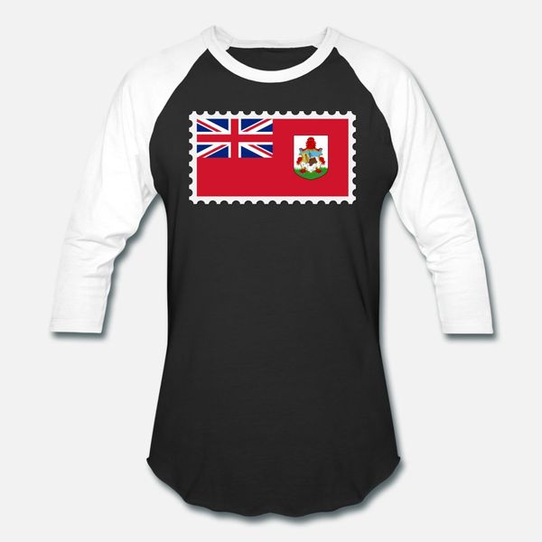 

bermuda flag stamp t shirt men create 100% cotton size s-3xl slim crazy casual summer style kawaii shirt