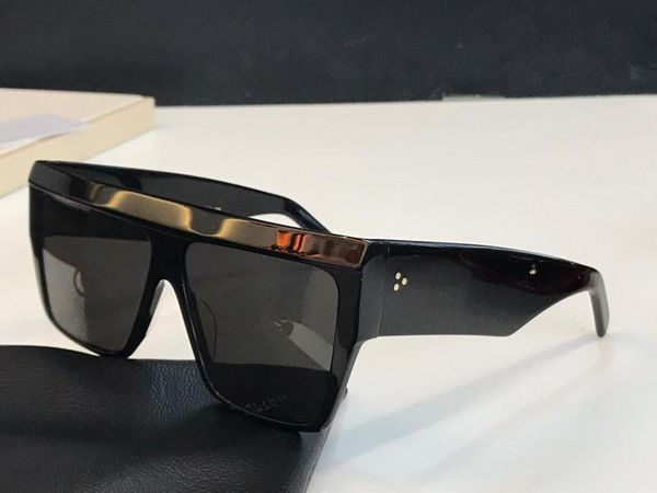 

4s4092 fashion designer sunglasses for women big square frame new sunglasses simple atmosphere wild style uv400 protection lens eyewear, White;black