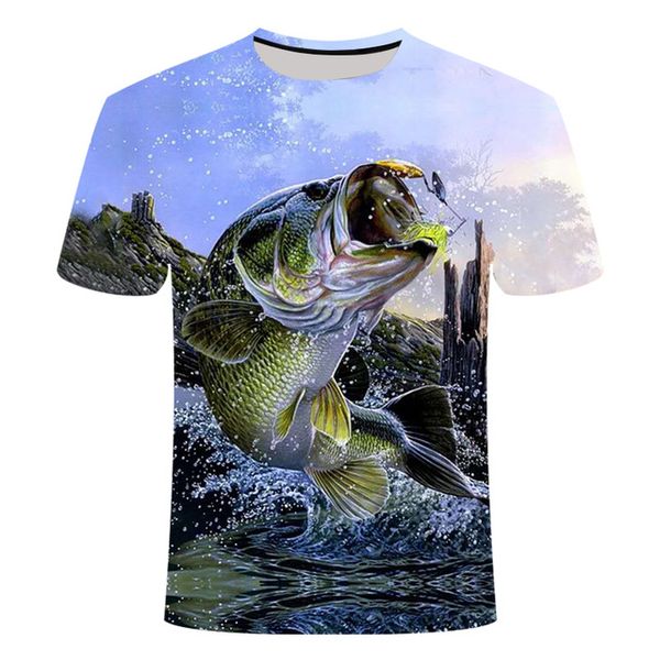

leisure fish printed print 3d print shirts hentai hentai comics men clothing