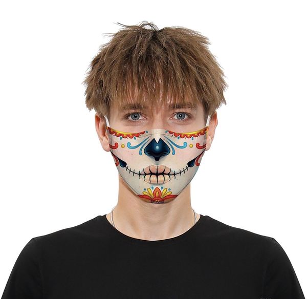 

halloween cotton sports masks skull reusable mask masks face festive warm party cosplay windproof 10pcs outdoor face dust party bdegarden q