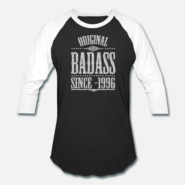 

badass 1996 t shirt men custom tee shirt crew neck letters loose breathable summer style vintage shirt