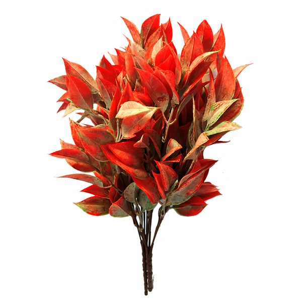 

4pcs/set artificial plants leaves table centerpieces fake flower shrubs bundles