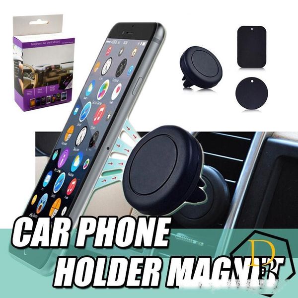

cgjxs magnetic dashboard car air vent cell phone mount holder for iphone 5s 6s 6splus samsung s3 s4 s5 s6 s7 for all phones