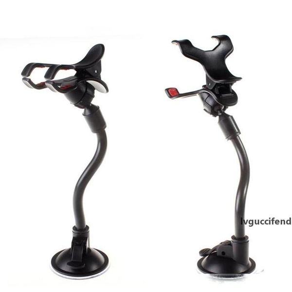 

universal long arm windshield mobile cellphone car mount bracket holder for your mobile phone stand for iphone samsung gps mp4