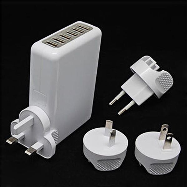 

cgjxs6 usb multi ports eu us au uk plug travel ac power adapter tablet cell phone wall charger universal for iphone 6s 5s samsung s6 ipad ht