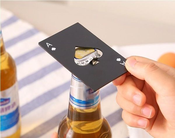 

bottle cap kitchen card card gifts steel soda beer bar openers tools opener poker beer tools credit stainless opener xhlight jxgez