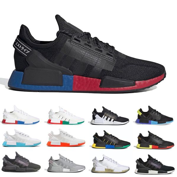 

r1 v2 running shoes for women men core blue mexico city bright volt womens mens discount outdoor breathable trainers sports shoes