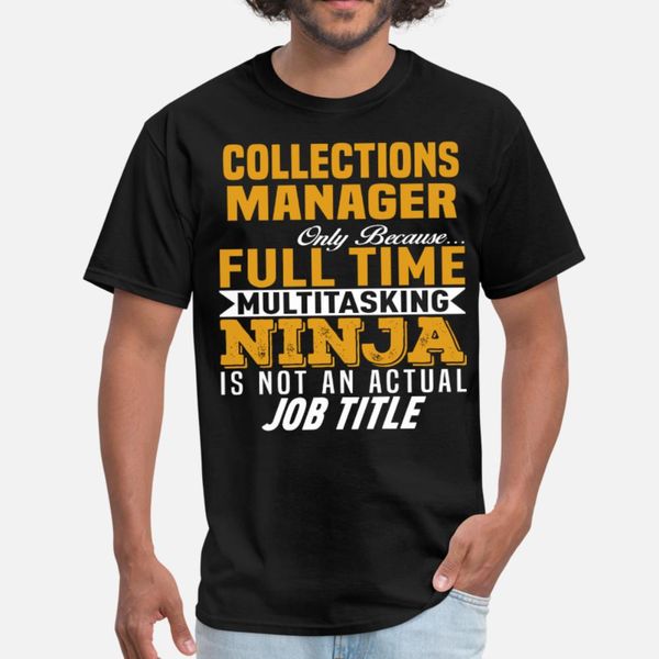 

collections manager t shirt men design tee shirt size s-3xl outfit anti-wrinkle funny casual summer unique shirt