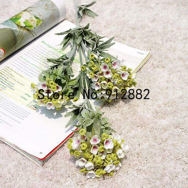 

single stem cat's eye snowball flower home wedding pgraphy decorative artificial flower