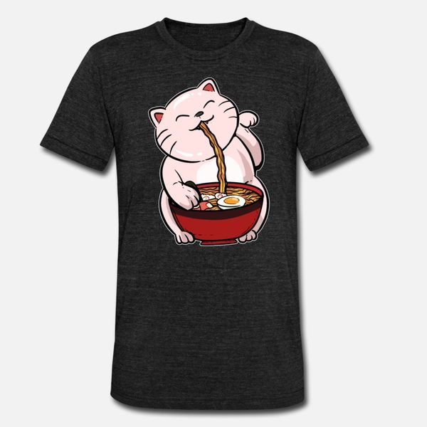 

cat ramen kawaii t shirt men sunlight short sleeve o neck standard sunlight new fashion summer style pattern shirt