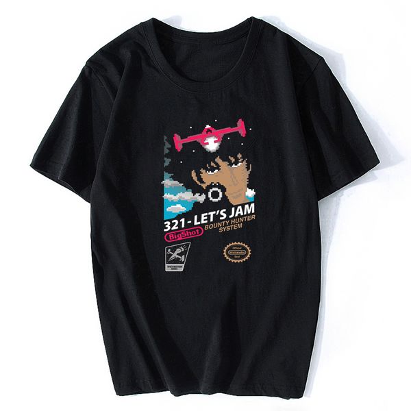 

cowboy bebop 321 давайте вареньем мужчины футболку harajuku streetwear хлопок camisetas hombre мужчины япония аниме смешные прохладный футбо