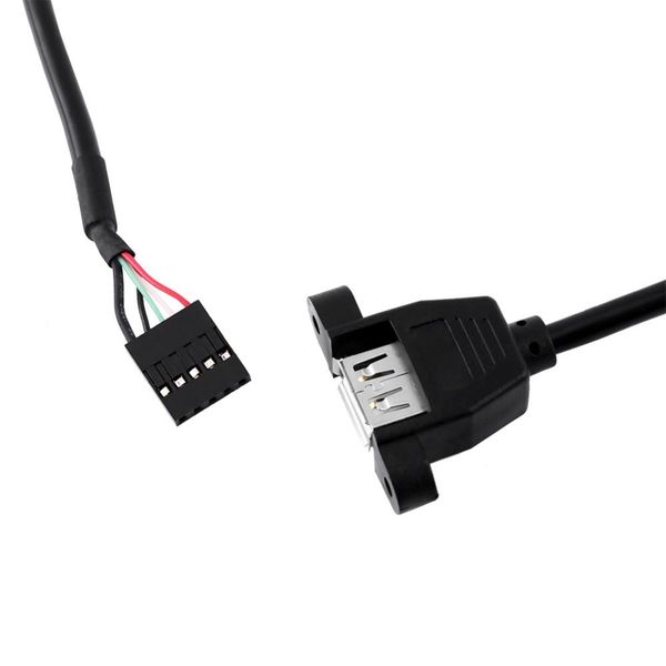 

cgjxsmotherboard 5 pin to usb female cable adapter extension cable
