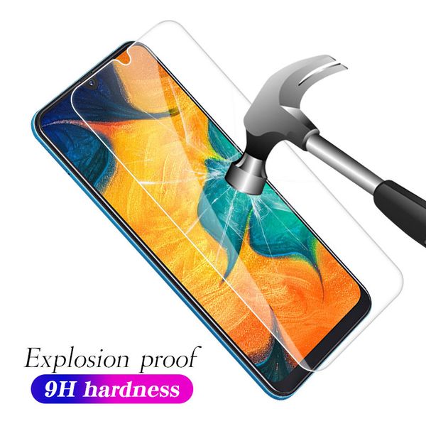 

10шт / много 9н clear закаленное стекло для samsung a10 20 30 40 50 70 90 a60 a51 a71 a91 2.5d стекла экрана протектор защитная пленка