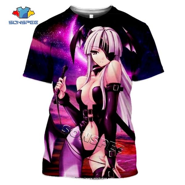 

anime girl men summer homme pullover 3d print shirts funny graphic hentai men clothing