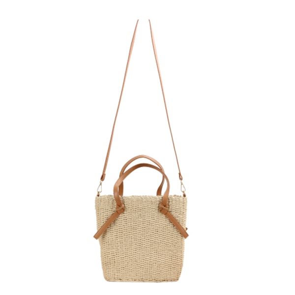 

simple one-shoulder straw bag summer vacation hand-woven bag fashion seaside female