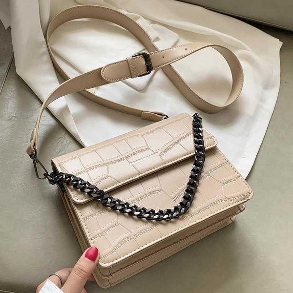 

stone pattern square flap bag for women 2020 small crossbody bag chain female fashion hand ladies handbags pu leather