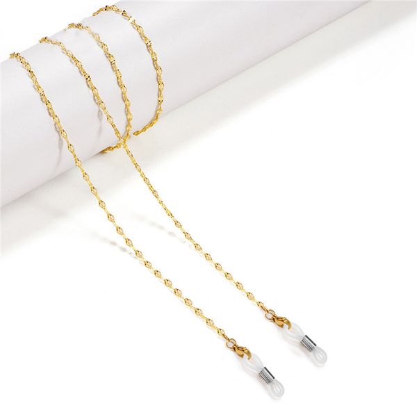 

gold silver rose plated link chain sunglasses lanyard strap eyeglass necklace glasses cord for reading glasses accessories