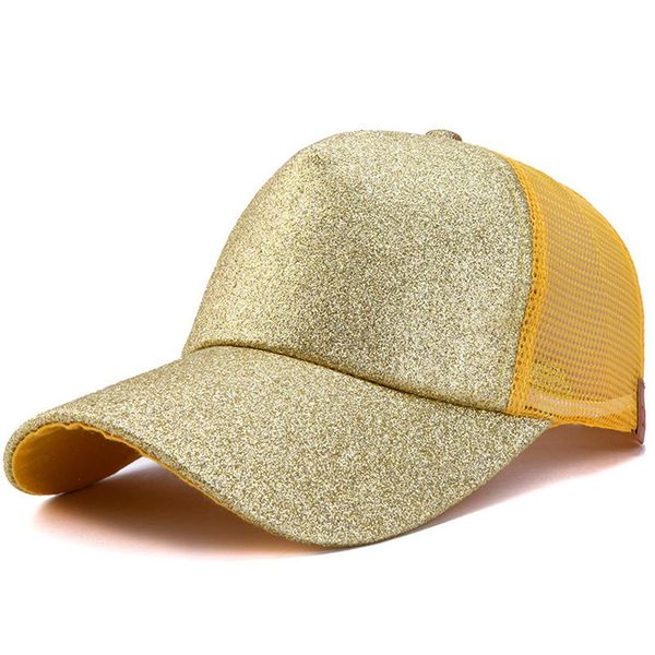 

plain solid ponytail baseball cap messy buns hat trucker pony caps glitter sequin dad hat mesh summer outdoor snapbacks ljja3681, Blue;gray