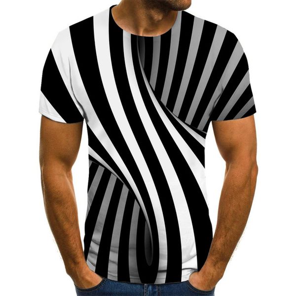 

three-dimensional vortex summer daily 3d print shirts kawaii comics humor men clothing