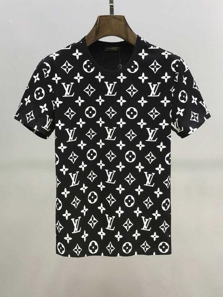 

factory direct sales fashion designer paris men's t-shirt men's women's summer men's polo shirt cotton letters hip hop m, White;black