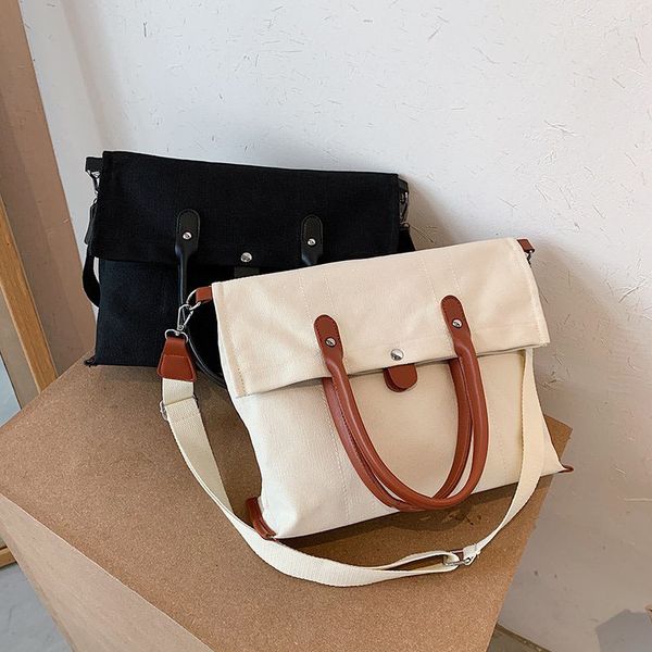 

fengting large canvas shoulder bags tote package crossbody bags casual handbag for women environmental shopping bag ftb271
