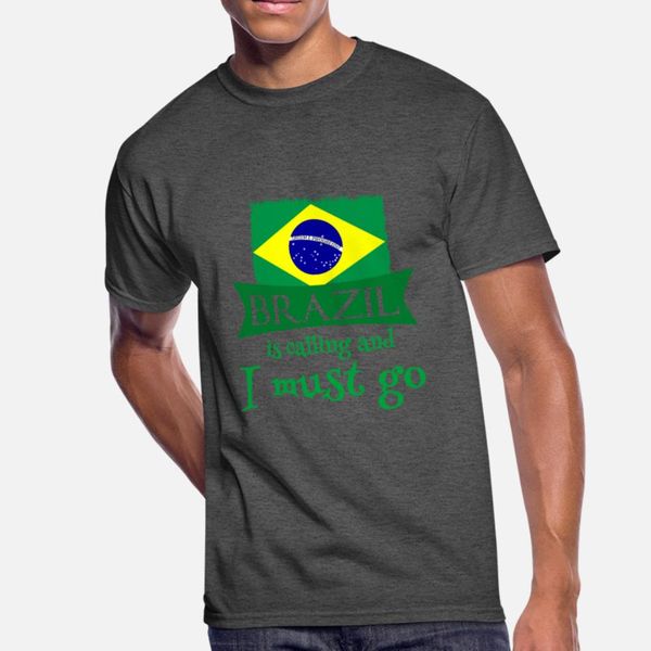 

brazil trip t shirt men knitted tee shirt plus size 3xl pictures graphic new style spring slim shirt