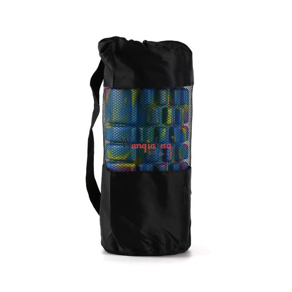

foam roller net pocket packaging oxford mesh joint destroyed-shoulder style drawstring yoga bag backpack pillar only bag