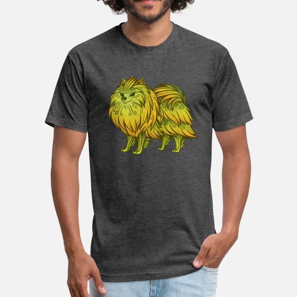 

sylvan pomeranian t shirt men designing cotton plus size 3xl pattern fit fashion spring normal shirt