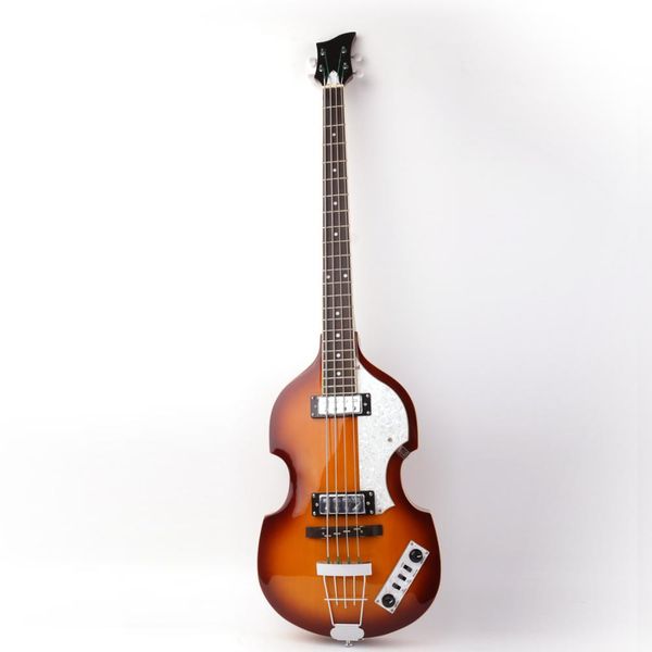 

good quality 4 string jazz sunburst electric bass guitar
