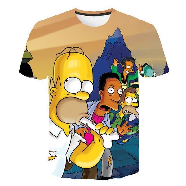 

the simpsons homer bart simpson house clothing homer simpsons costume simpson family 3d print shirts oversized kawaii funny men clothing