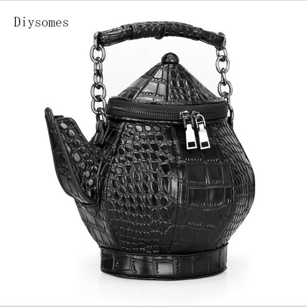 

diysomes new kettle messenger bag hard cool personality satchel korean female single shoulder handbag bagteapot bag