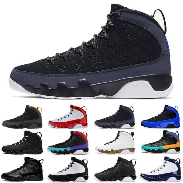 

university gold 9 9s jumpman baskteball shoes racer blue gym red countdown pack mens trainers sports sneakers size 7-13