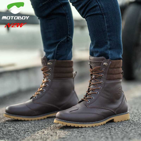 

2020 new cycling boots motorcycle riding shoes retro four seasons anti-skid wear anti-impact ventilation warm cycling equipment