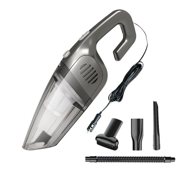 

car vacuum cleaner 120w 7000pa high powerful handheld vacuum cleaner with 16.4ft power cord for car strong suction black