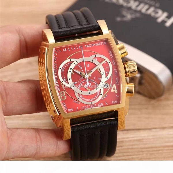

new arrival watch quartz satch men's chronograph watches stainless watches men wristwatches rubber band in01, Slivery;brown