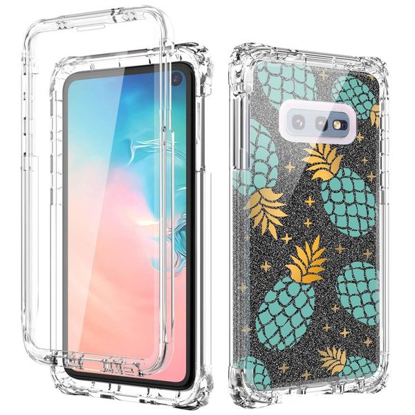 

for samsung s10 plus case luxury clear glitter heavy duty shockproof protective case cover phone cases for samsung galaxy s10 s10e