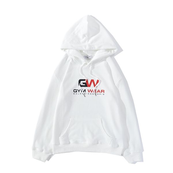 

european and american tide brand 20ss autumn and winter new letter printing mens hoodie sweater jacket couple wild hoodie, Black