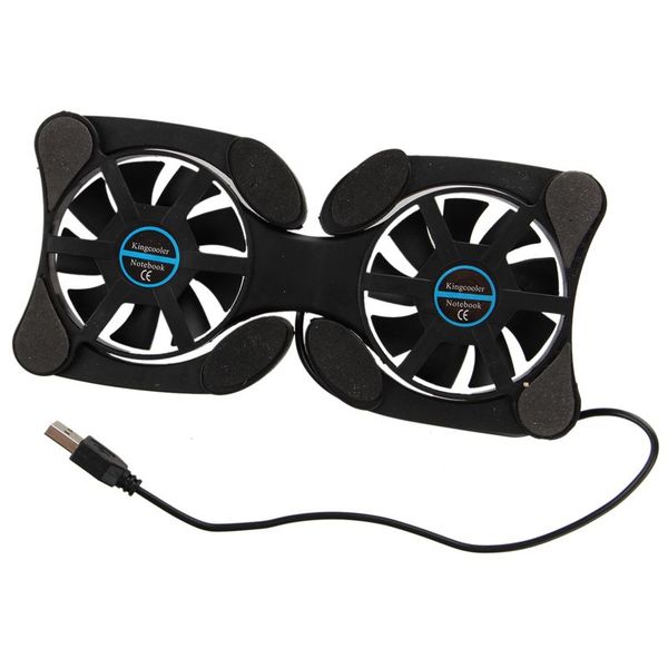 

usb 2.0 external lapcooler pad notebook cooler 2 fan black