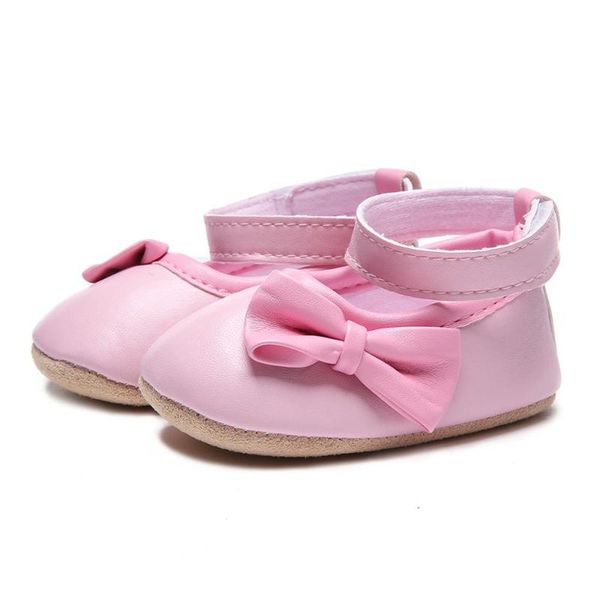 

baby girls toddler bow leather non-slip first walker shoes toddler infant spring/autumn cute single princess soft shoes