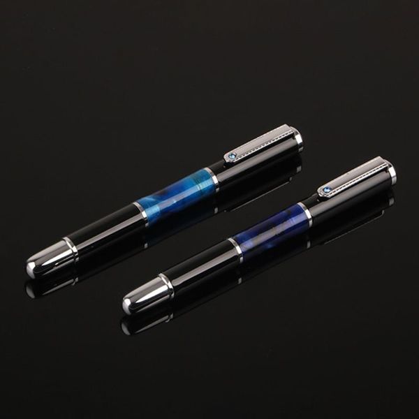 

luxury metal ballpoint fountain pen business student writing calligraphy office school supplies 0.5mm g92e