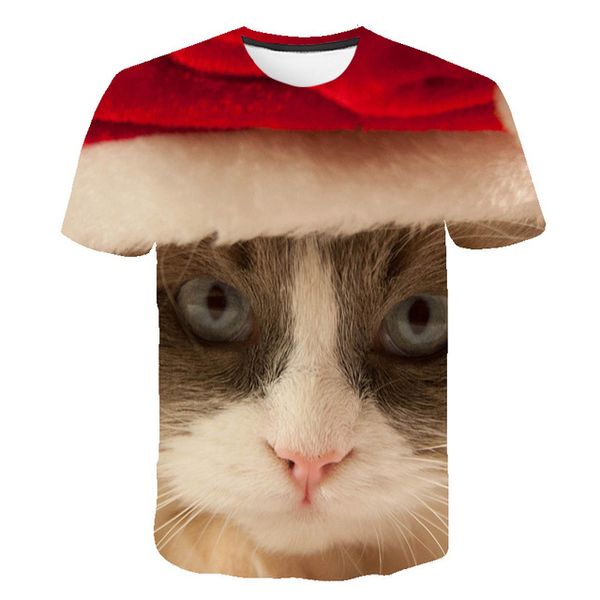 

animals cute cat printed 3d print shirts anime oversized funny men clothing
