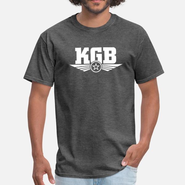 

kgb soviet t shirt men designing cotton o-neck standard loose humor spring outfit shirt