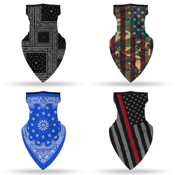 

sports magic turban scarf print dust face masks cap0 election us president protect mask#554, Black