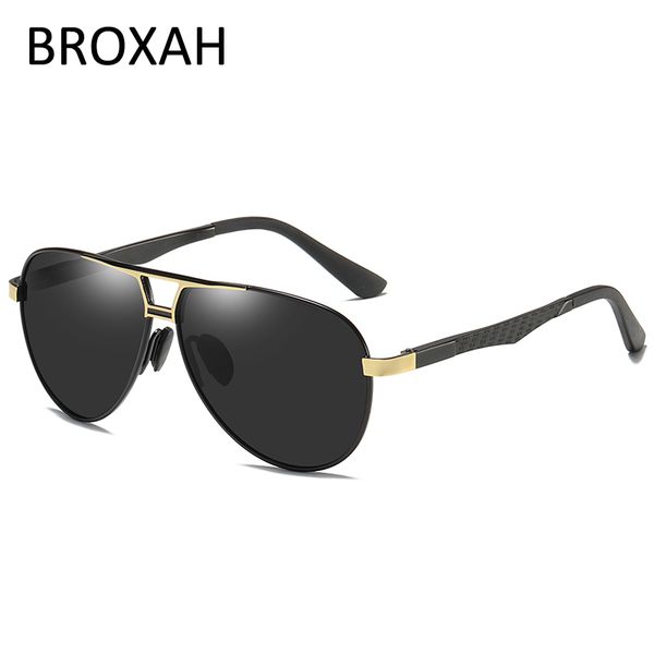 

retro polarized sunglasses men 2020 brand driving glasses for men pilot sunglasses metal shades uv400 lunette de soleil homme, White;black